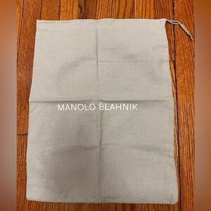 Manolo Blahnik shoe dust bag